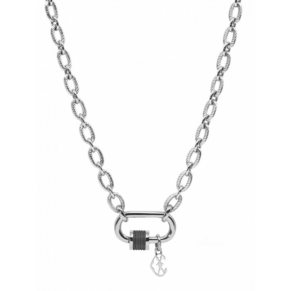 CHARRIOL 夏利豪 FOREVER系列 登山扣造型項鍊 送禮推薦 08-301-1139-29, , large