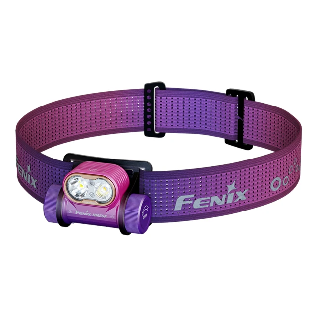 [FENIX] 多光源輕量戶外頭燈 Max 1200 Lumens 星雲紫 /HM55R, , large