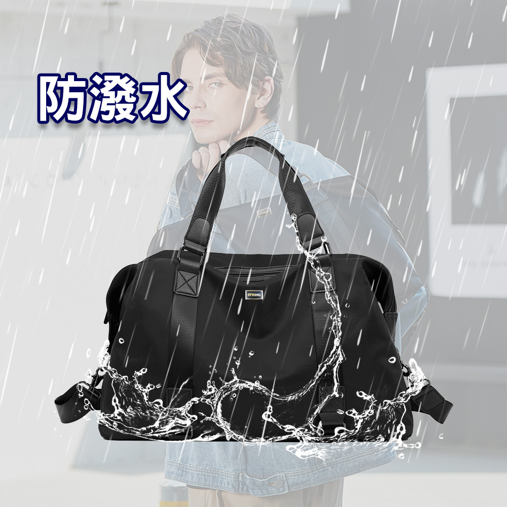 SPRING-尼龍大容量多功能中性手提包肩背包斜背包旅行包學生書包, , large