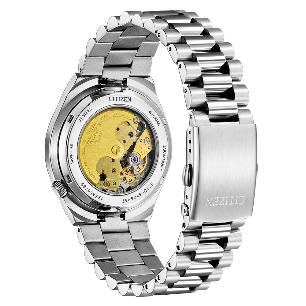 CITIZEN 星辰 TSUYOSA 七彩限定 情人節推薦款 青春撞色機械錶-電視TV NJ0151-53W, , large