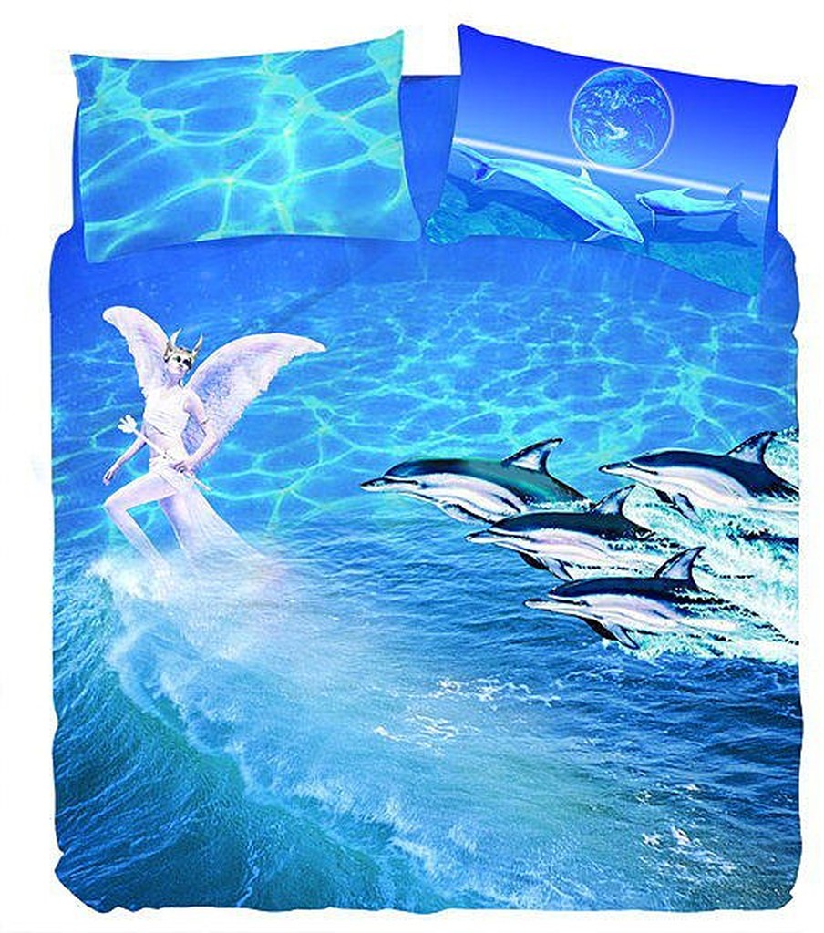 設計師出品-水精靈雙人床包四件套