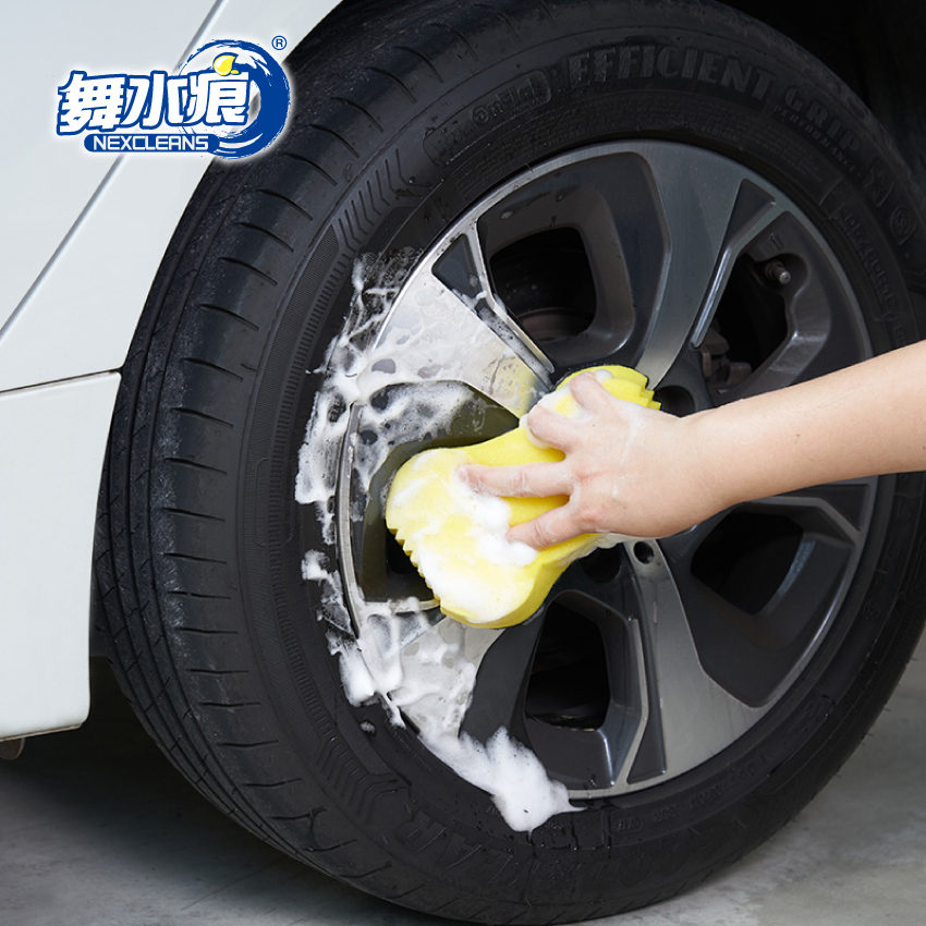 【舞水痕】RT-C6501 歐式雙效洗車海綿 車體美容 雙效功能 洗車神器, , large