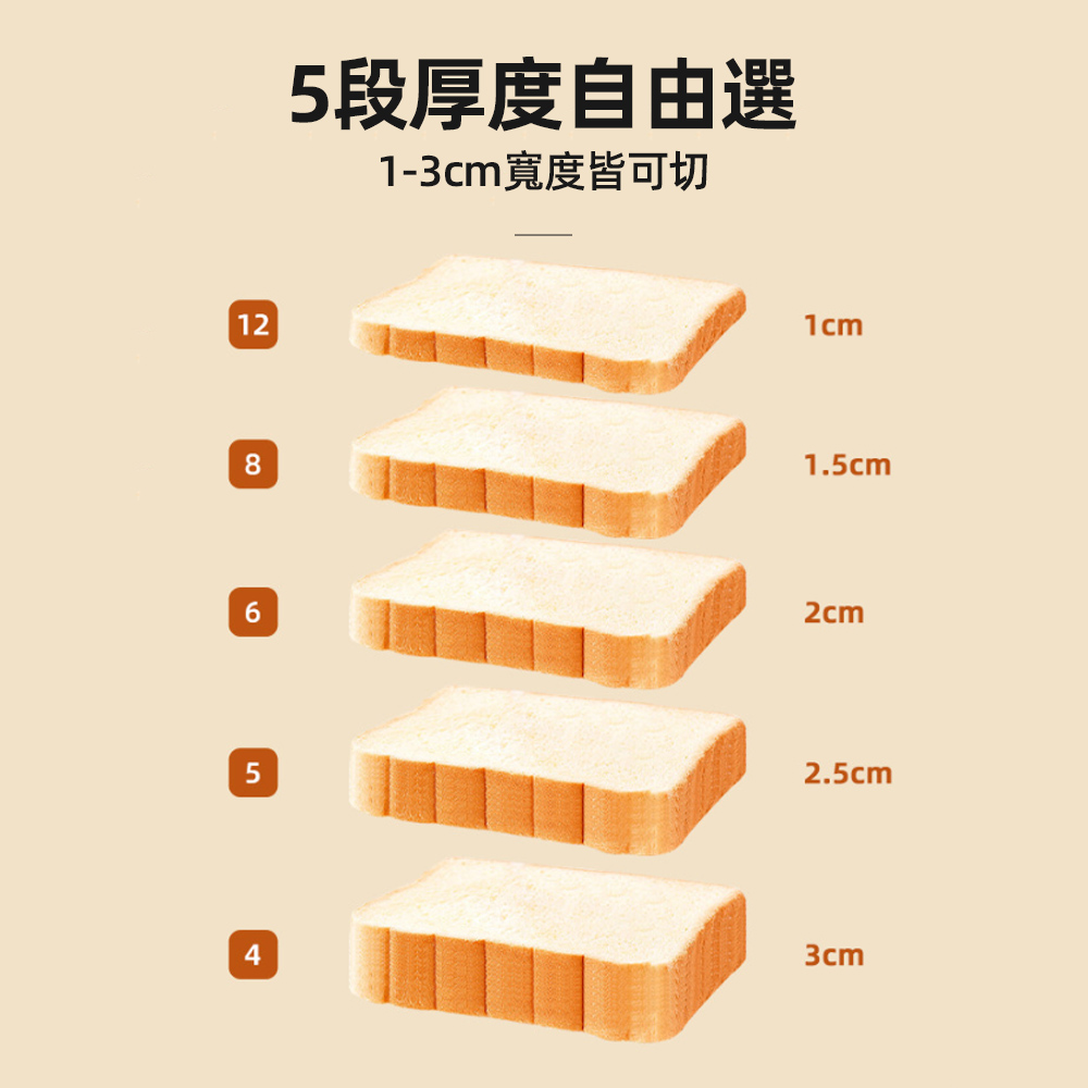 【上手家居】吐司切片器 粉白色(切片器/吐司切片機/切吐司器/吐司切割器), , large