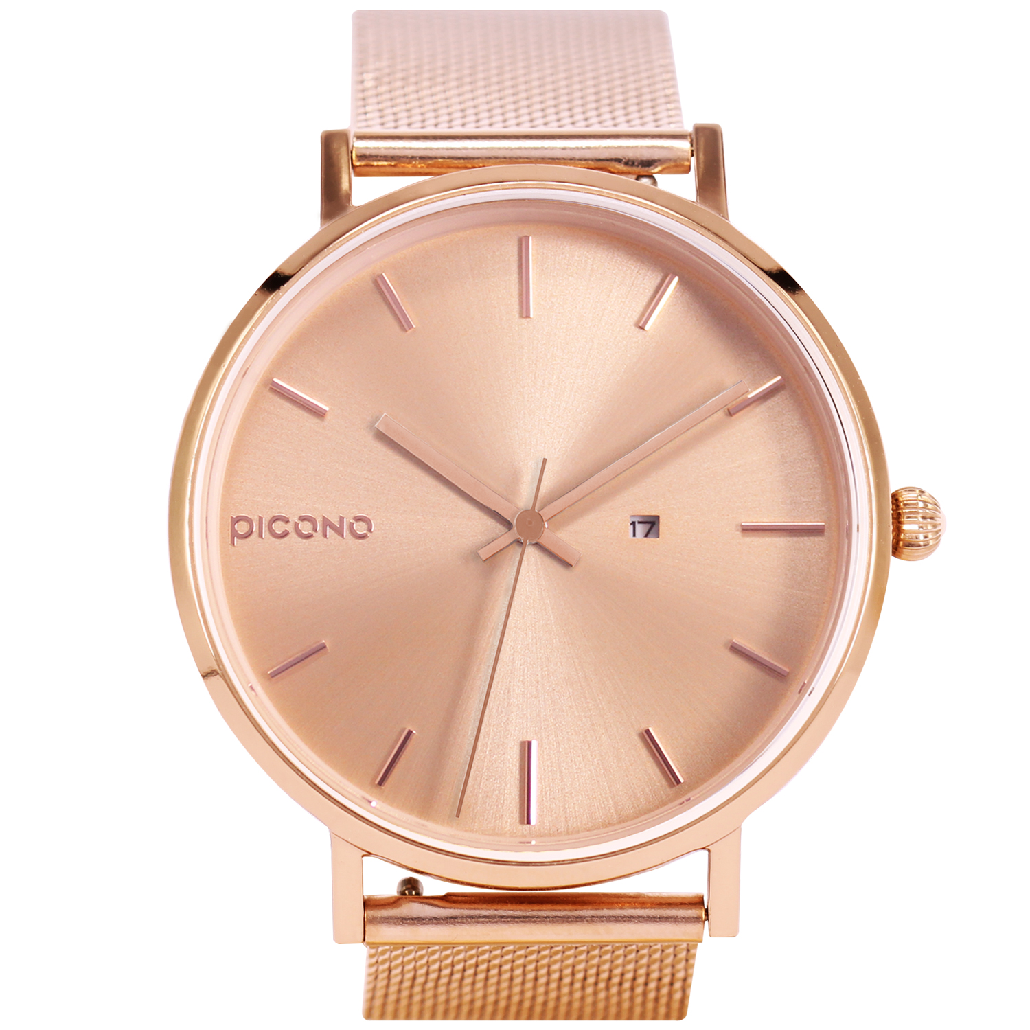 【PICONO】FETUR collection quickly release stainless steel strap watch-RoseGold / FE-12603, , large