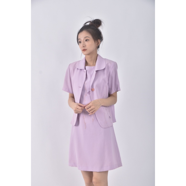 (S) kikidress兩件式紫色洋裝二手衣, , large