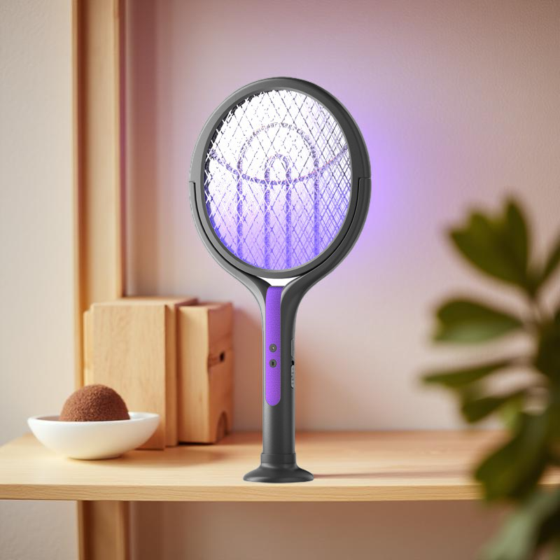 Lipaiwang | USB rechargeable electric mosquito swatter, intelligent telescopic design, efficient mosquito killer, , large