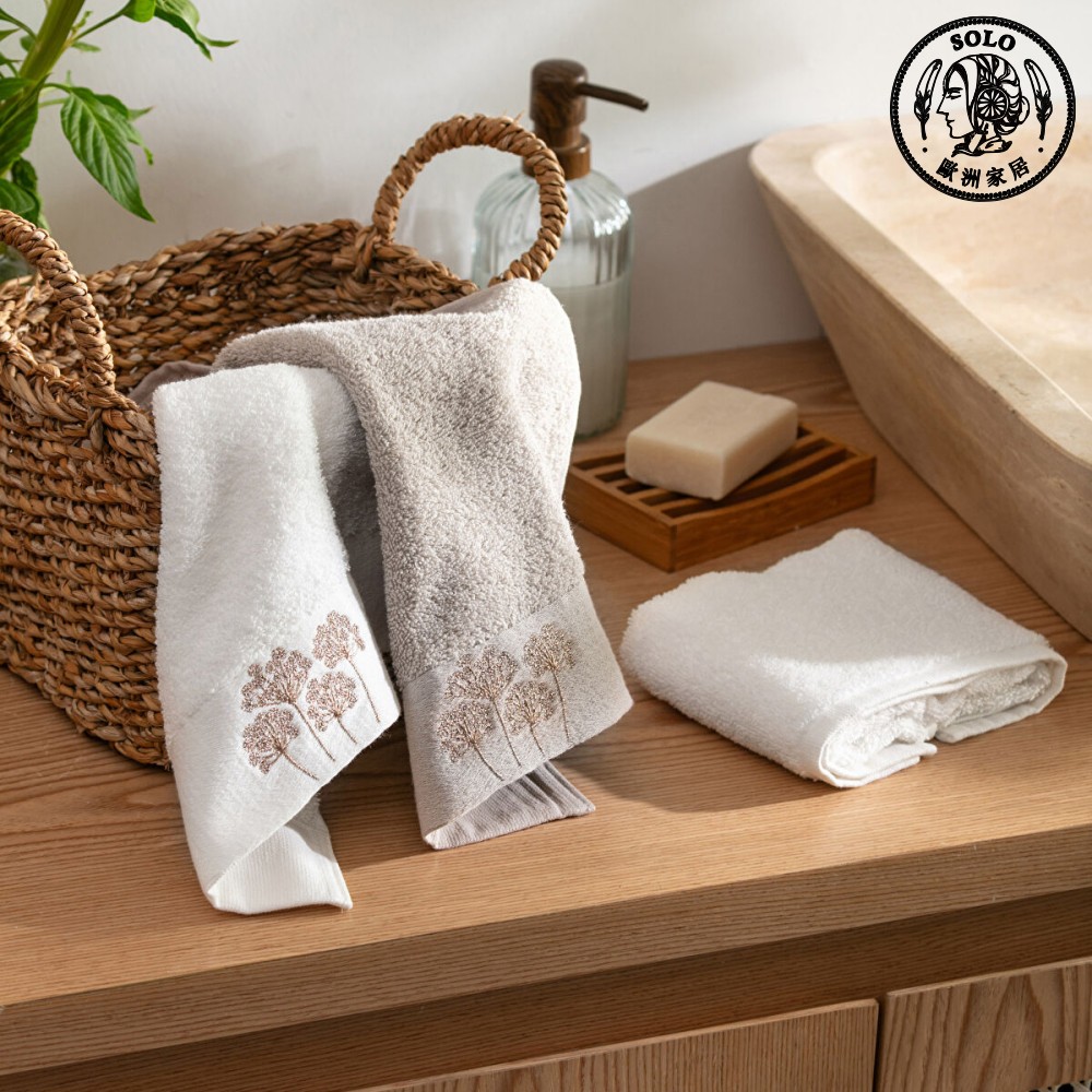 【SOLO歐洲家居】LCW Home 土耳其製 30x50cm 優雅繡花棉質毛巾三入組 100%純棉 超吸水, , large