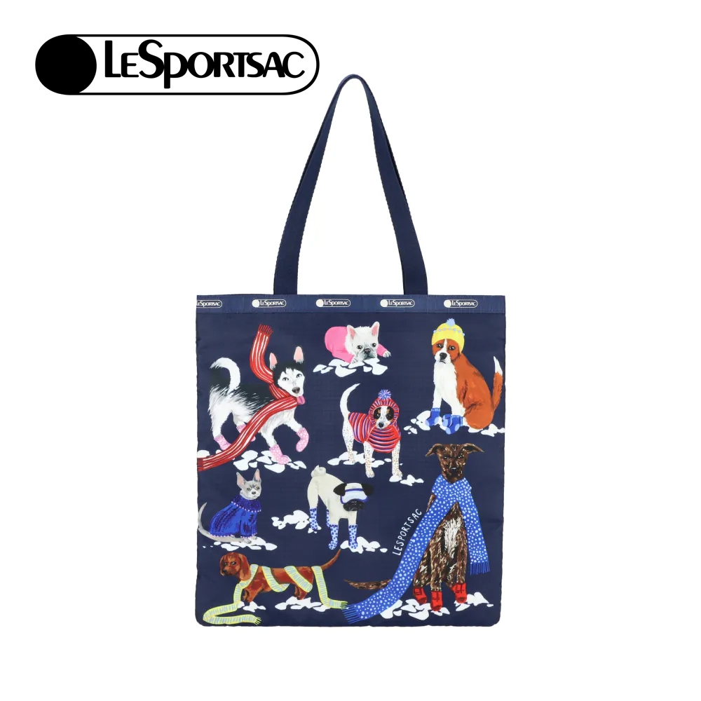 |快速出貨|Lesportsac Large Emerald Tote 大型肩背托特包/ 雪國汪星人, , large