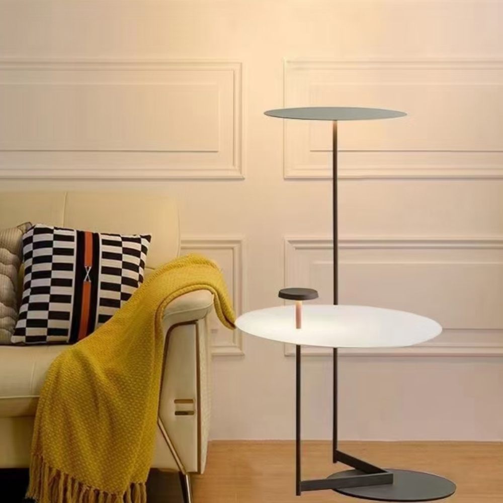 【H&R安室家】 奧勒松茶几LED落地燈 ZA0170, , large