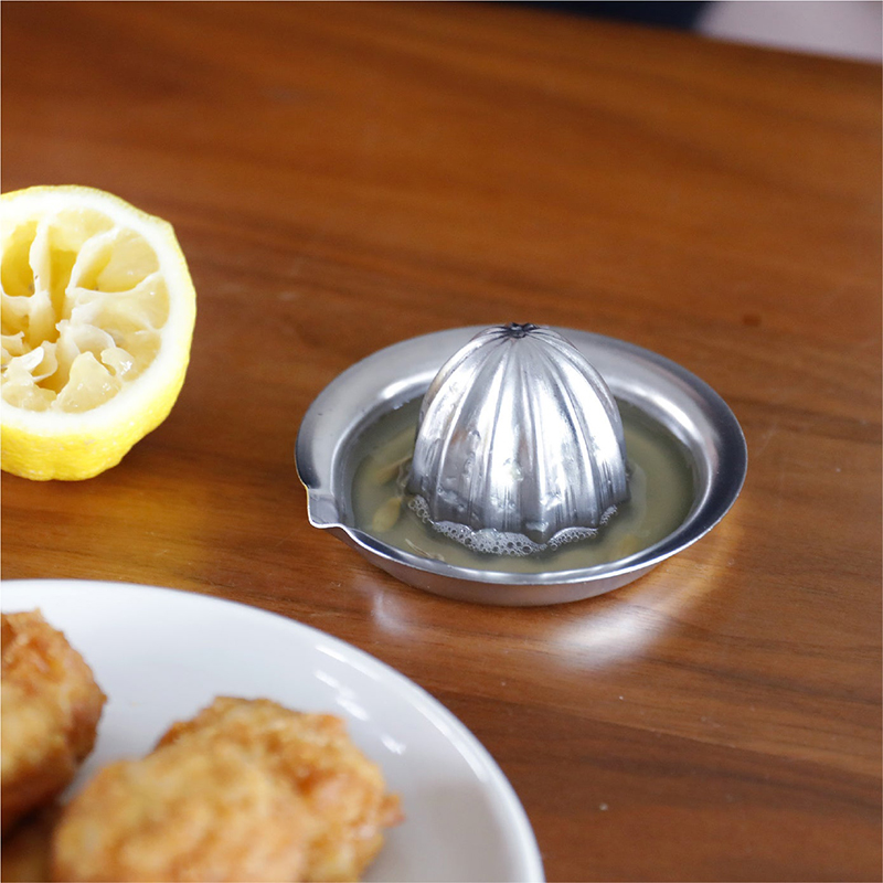 SMALL STAINLESS LEMON SQUEEZER, , large