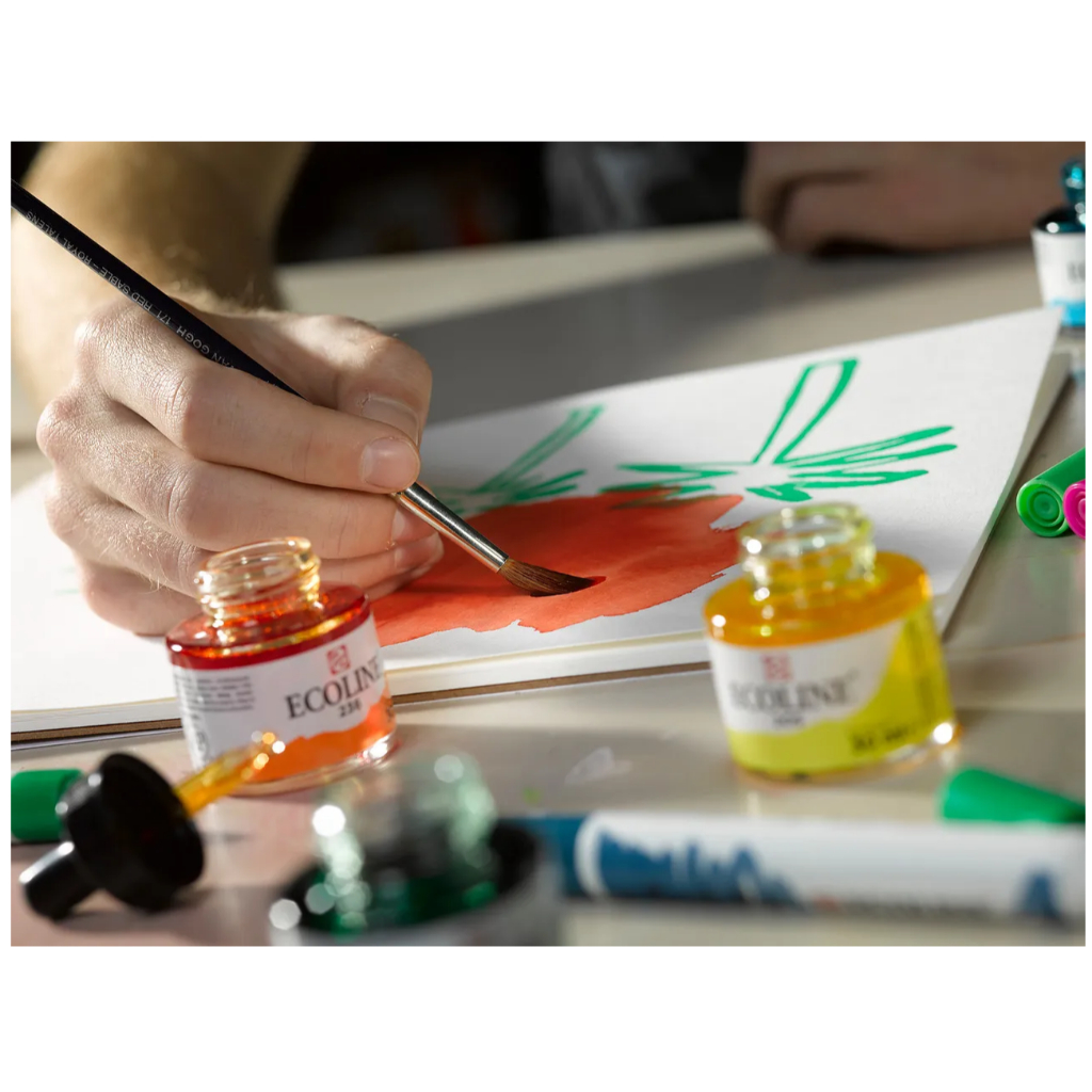 *需預訂Royal Talens ECOLINE 插畫墨水30ML*334 Scarlet, , large
