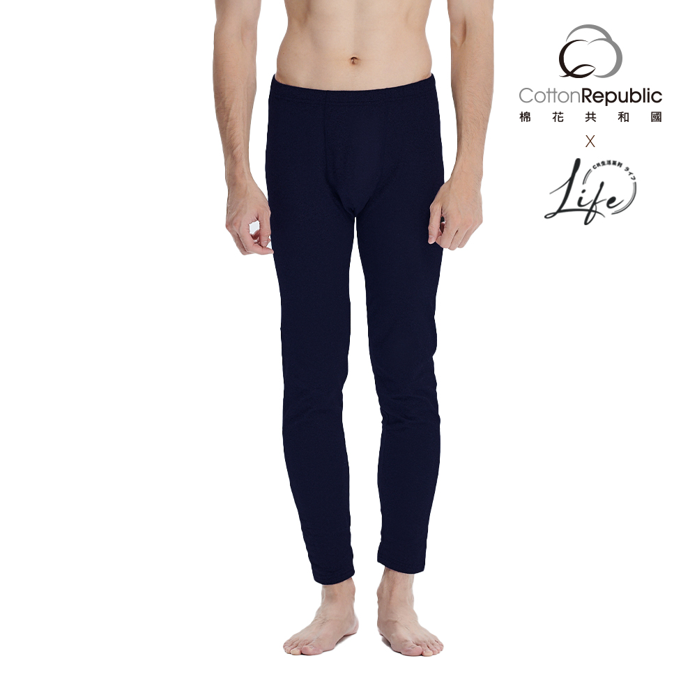 CR熾燒厚刷絨保暖男長褲, , large