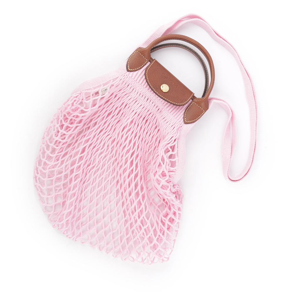 LONGCHAMP LE PLIAGE FILET 二用漁網包/粉色, , large