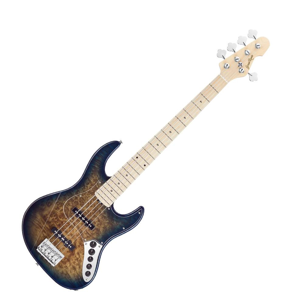 ESP GrassRoots G-AMAZE 5 GCB-5 五弦電貝斯 藍綠咖啡漸層【敦煌樂器】, , large