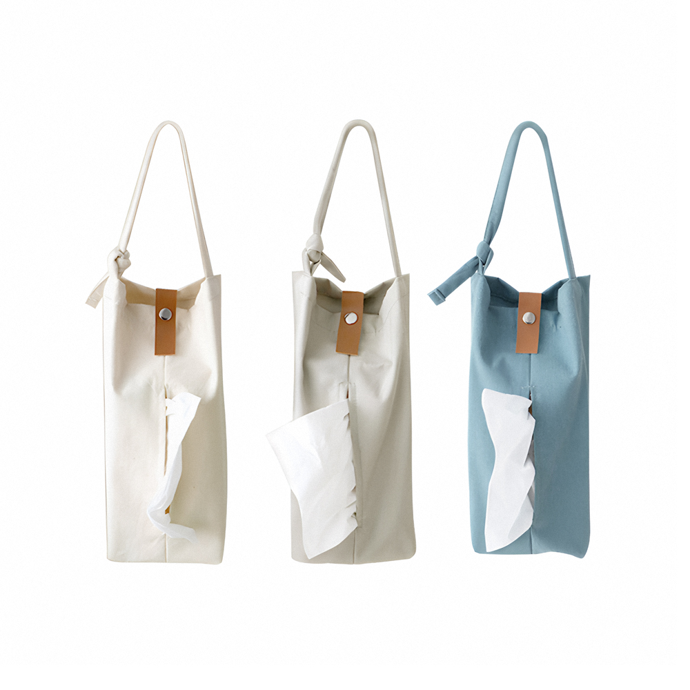 【上手家居】懸掛式衛生紙套 藍色(衛生紙盒/車用面紙盒/面紙套/紙巾盒/車用面紙套/衛生紙收納/衛生紙掛袋/吊掛面紙套), , large