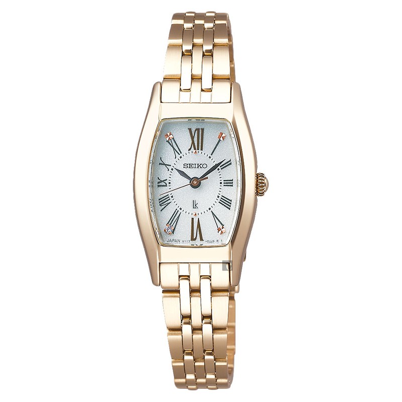SEIKO 精工 LUKIA 酒桶型典雅太陽能女錶-20mm V117-0EE0U(SUP442J1), , large