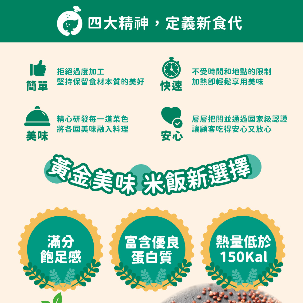 【杰森食代】藜麥料理20入(150G/包)｜取代精緻澱粉的首選｜豐富口感讓人愛不釋手(五辛素), , large