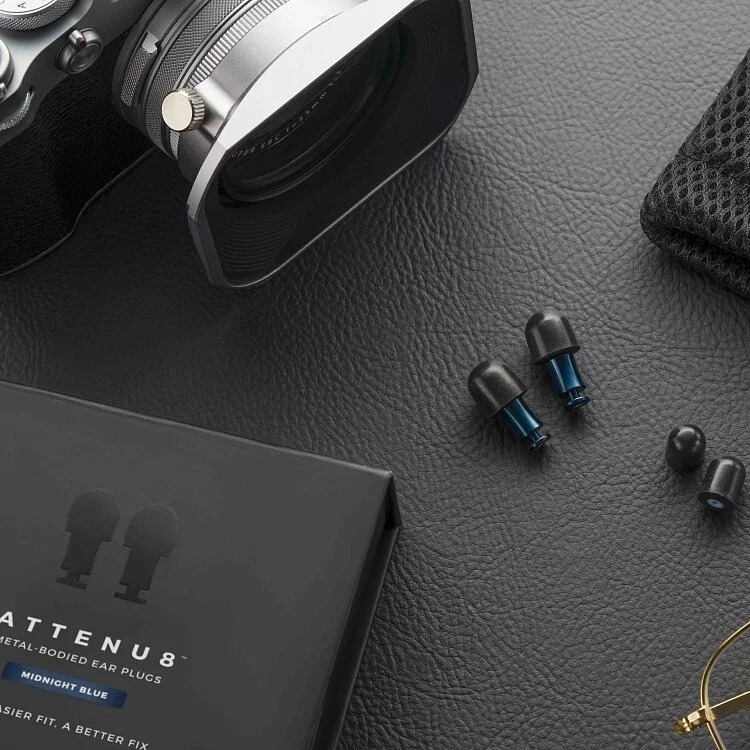 ATTENU8 - New Ultra-Lightweight Metal Noise-Canceling Earbuds, , large