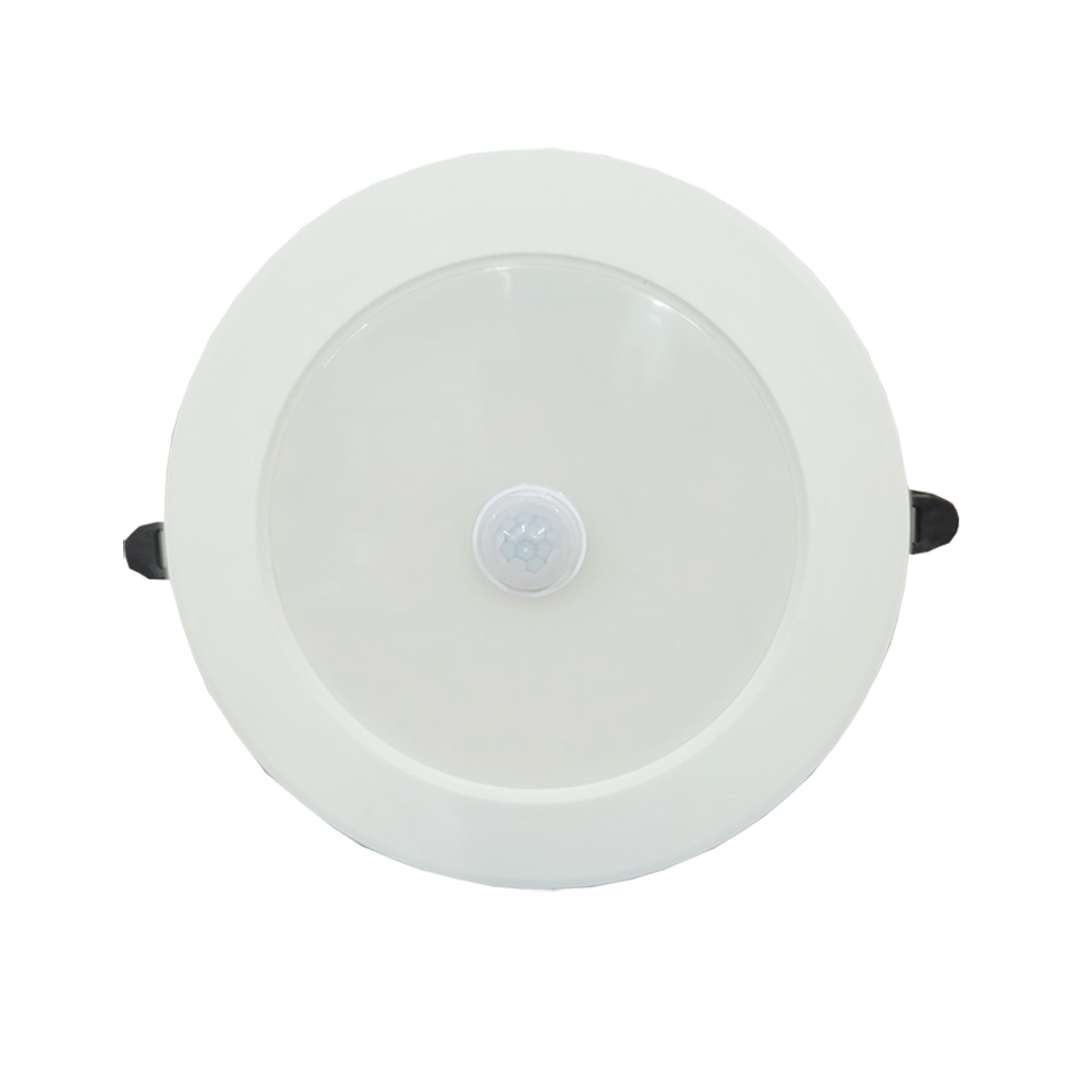 【感應王】CY-607CV 20W簡易型紅外線感應嵌燈(黃光-全電壓) ;人到即亮, , large