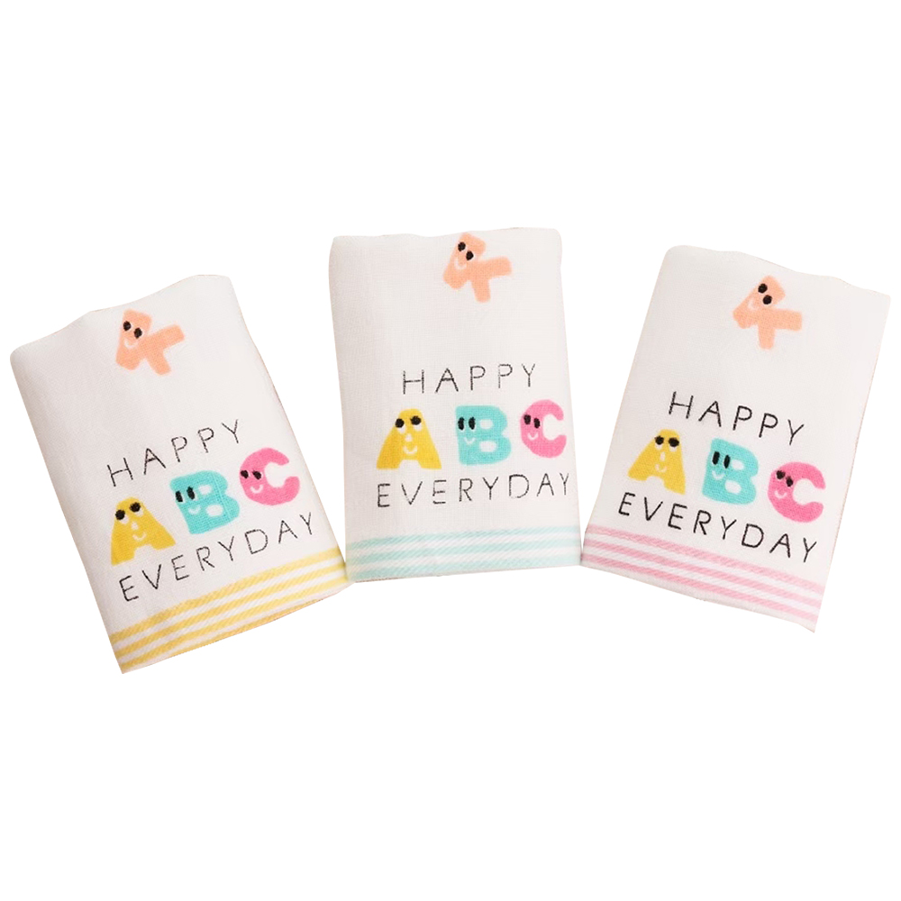 ABC童巾-27x56cm-3條入x3包, , large