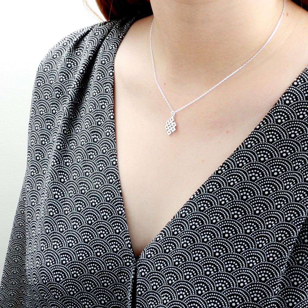 【Angel & Me】Endless love s925 sterling silver necklace birthday gift, , large