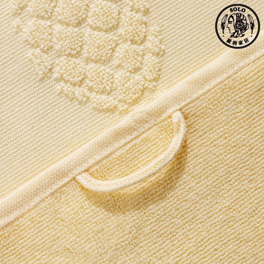 【SOLO Vintage】LCW Home 70x140cm Yellow Pineapple Bath Towel 100% Cotton Made in Turkey, , large