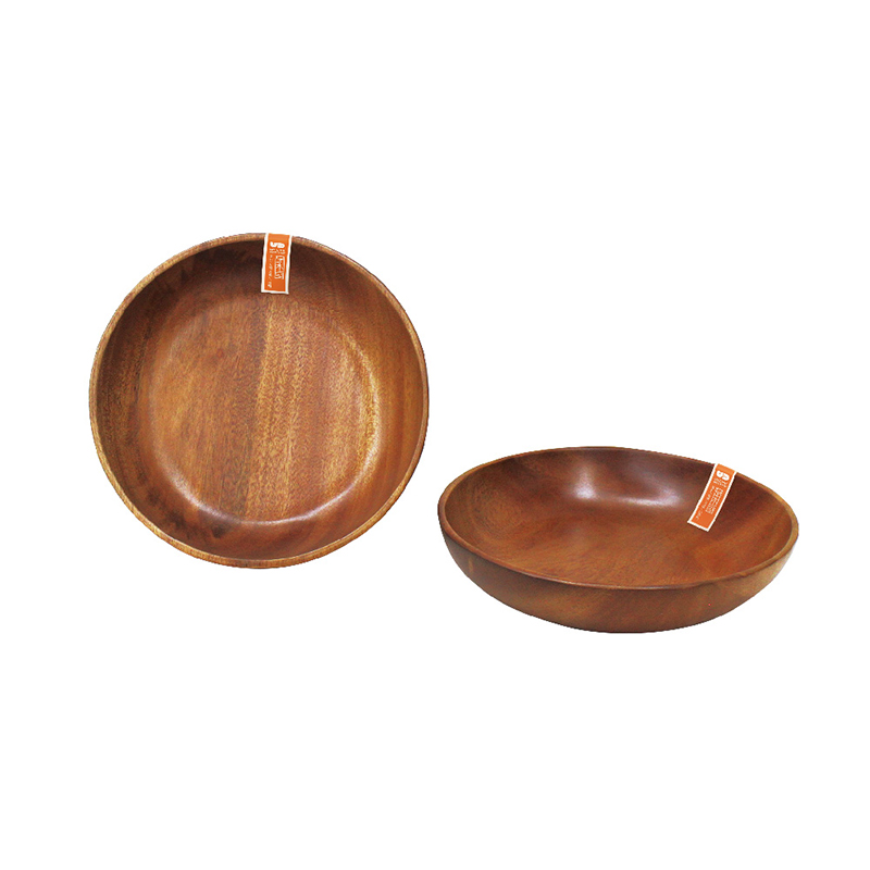 ROUND WOODEN PLATE