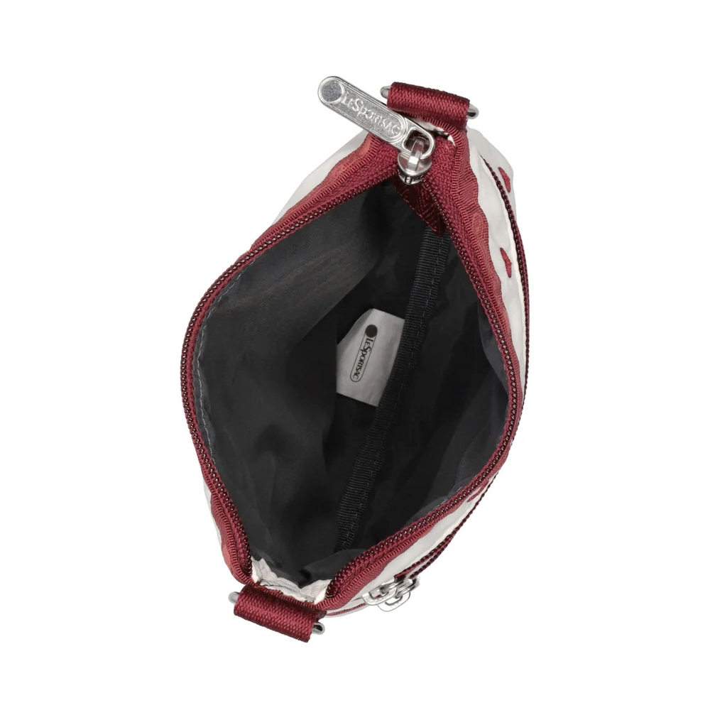 |快速出貨|Lesportsac 3-Zip Crossbody 三層拉鍊斜背包/ 莓果心刺繡, , large