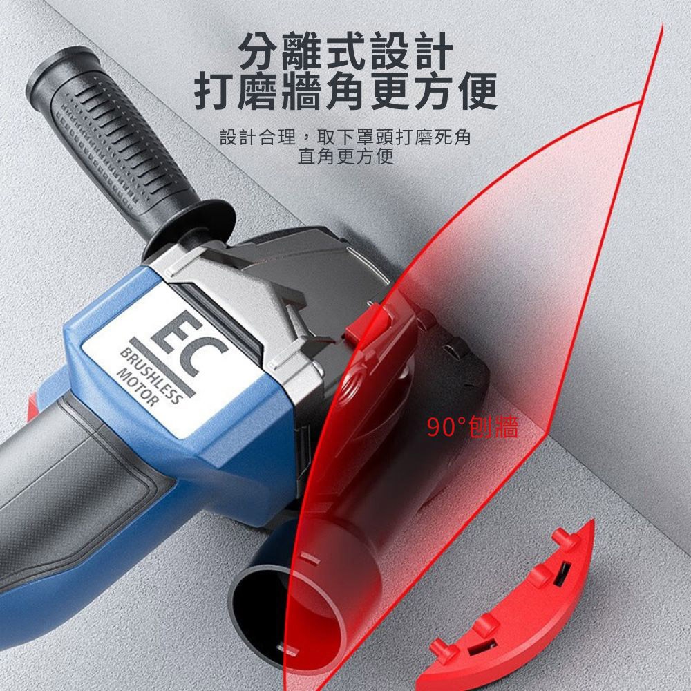 Angle grinder dust cover + 2-meter hose (for 4-5 inch angle grinders/suitable for 100-125mm angle grinders), , large