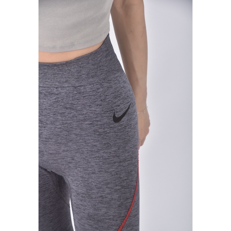 (S) nike運動緊身灰色長褲二手衣, , large