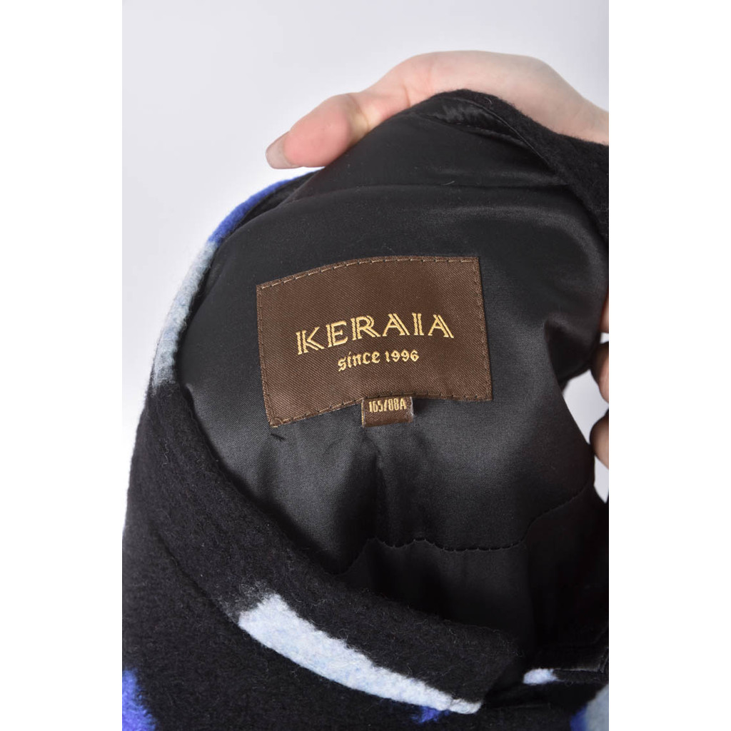 (S) keraia無袖、格子藍色洋裝二手衣, , large