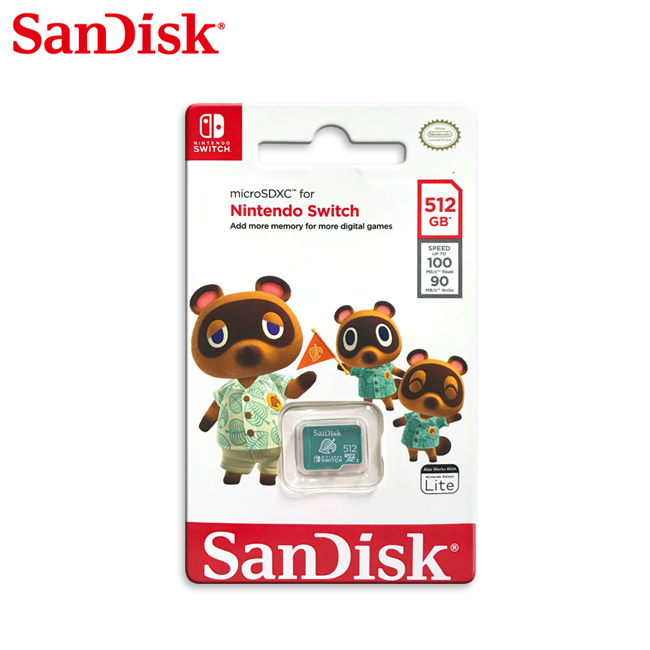 【SanDisk】Nintendo Switch 512G UHS-I A1 microSDXC 記憶卡, , large