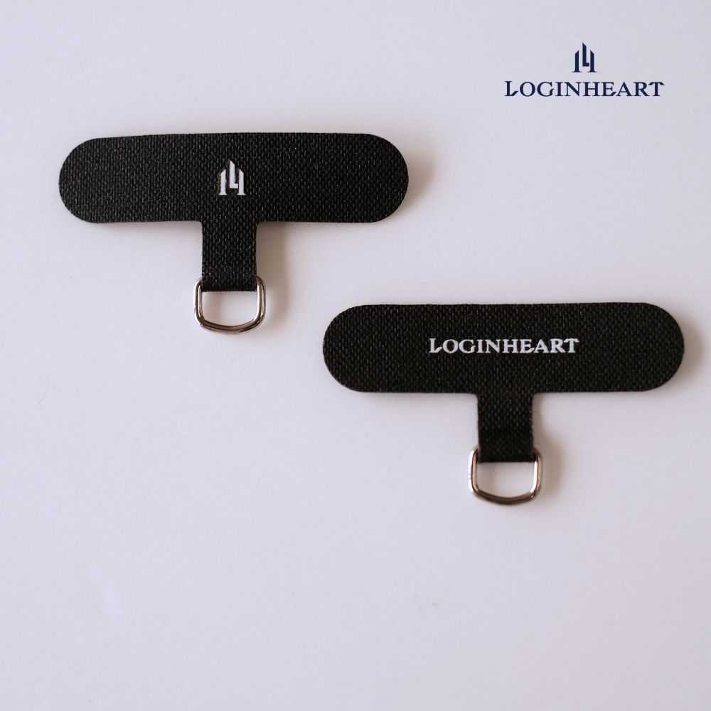 Loginheart｜經典黑．手機夾片．掛繩片 Strap Adapter, , large