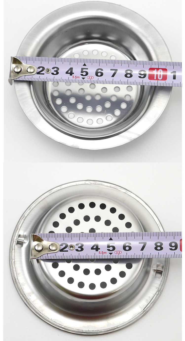 日本製流理台不鏽鋼排水濾網-11cm-3入, , large