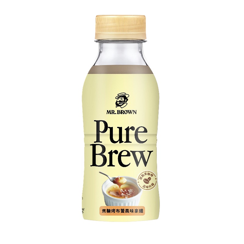伯朗Pure Brew 焦糖烤布蕾風味拿鐵 350ml