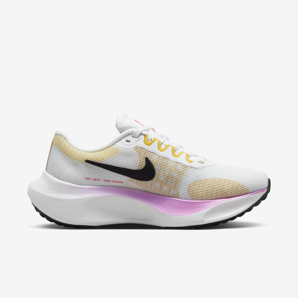 Nike Wmns Zoom Fly 5 女 慢跑鞋 運動 路跑 輕量 緩震 支撐 白紫黃 [DM8974-100], , large