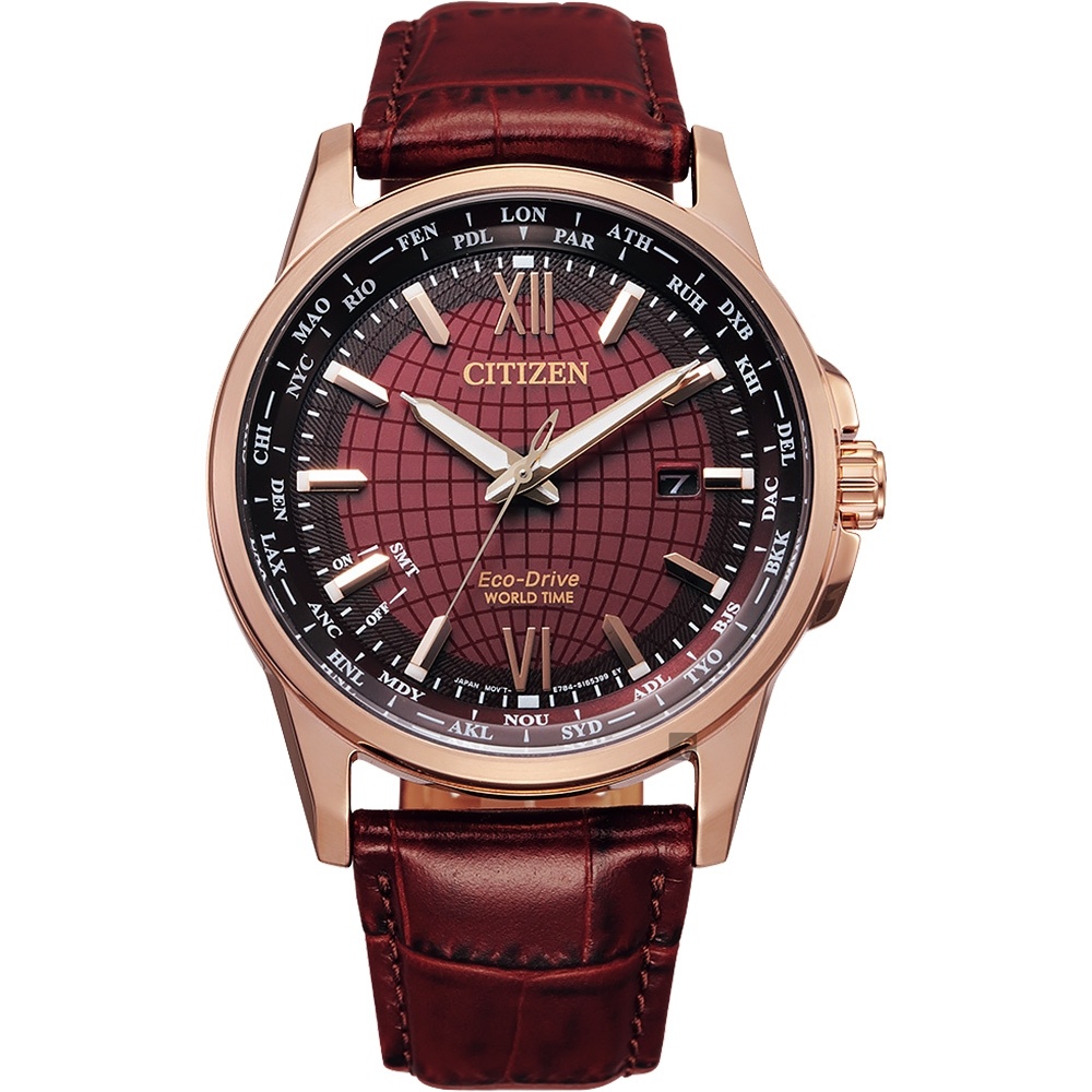 CITIZEN 星辰 新年限量光動能萬年曆手錶-40mm(BX1009-10X), , large