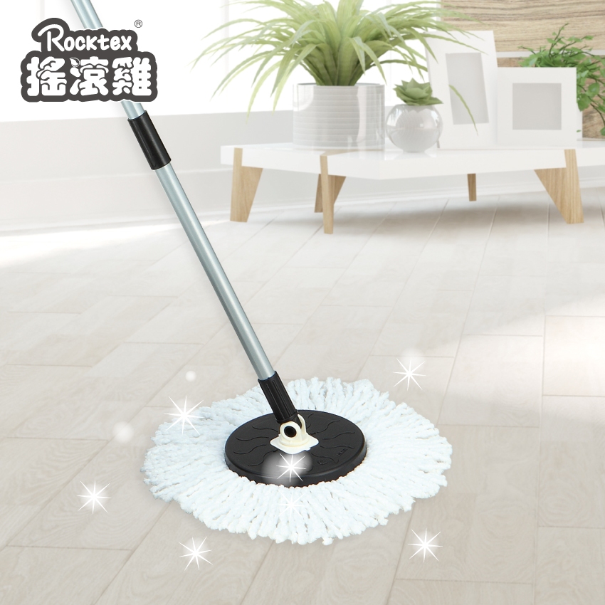 【搖滾雞】RT-C9228 360度腳踏式水桶拖把組(含1入布), , large