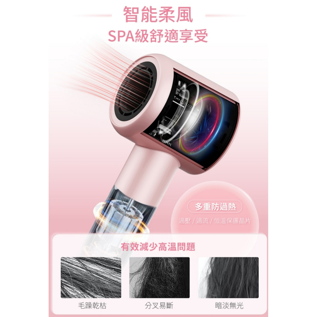WHALL WD-901 專業負離子吹風機 負離子 輕量 吹風機, , large