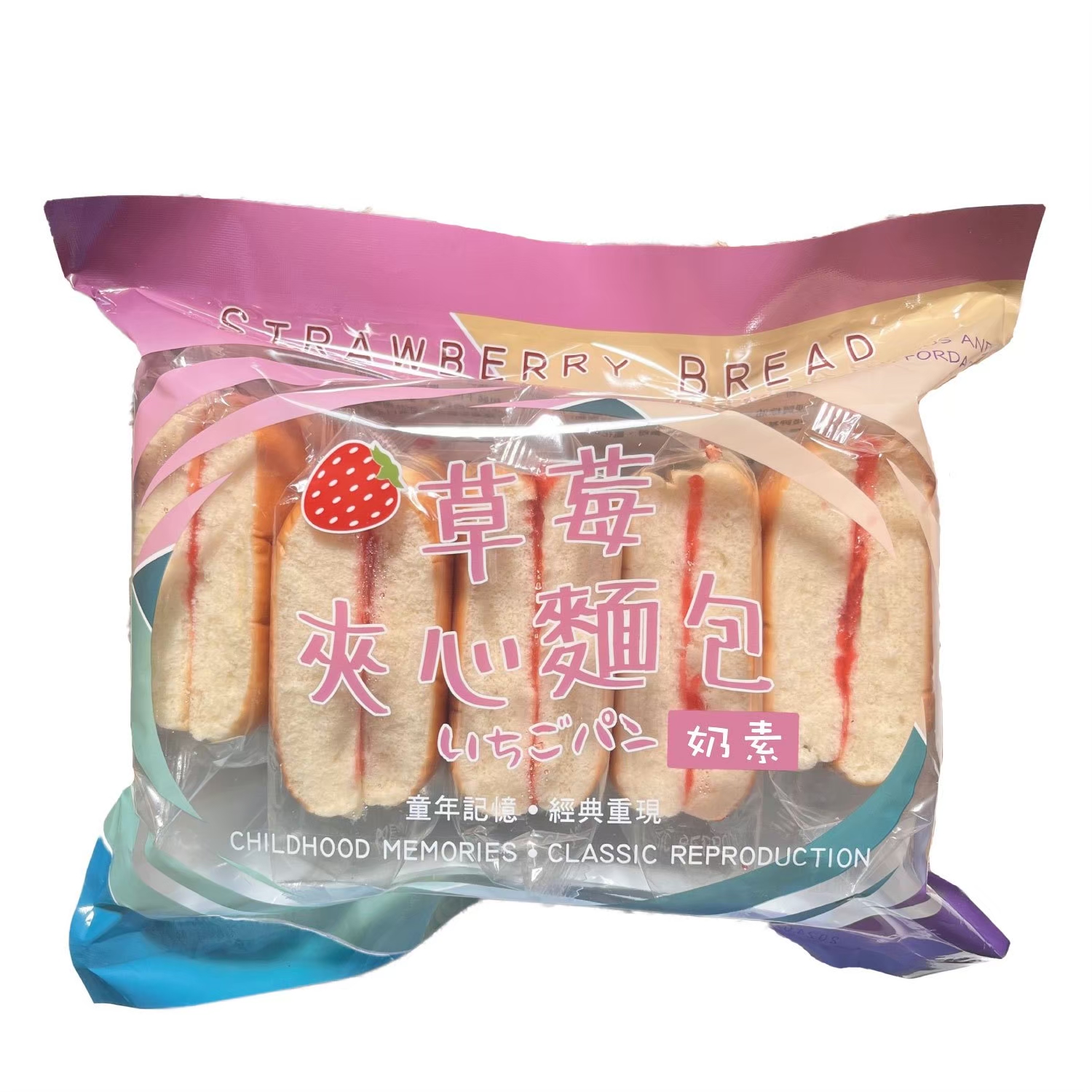【Liu Ba】Strawberry Sandwich Bread (5pcs), , large