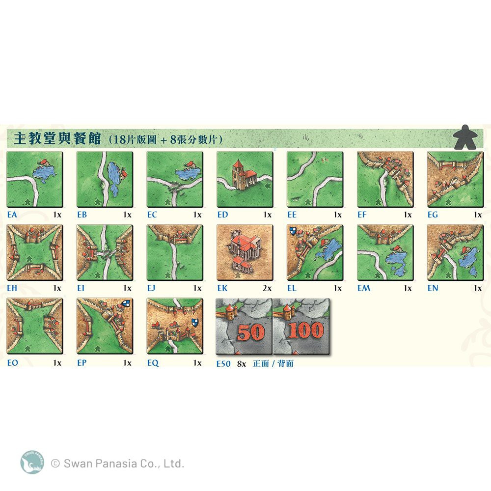 Carcassonne Inns&Cathedrals, , large