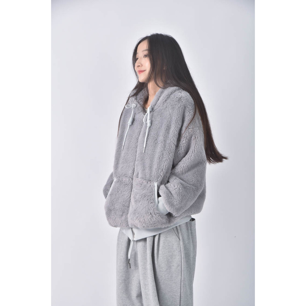 (XL) 刷毛灰色外套二手衣, , large