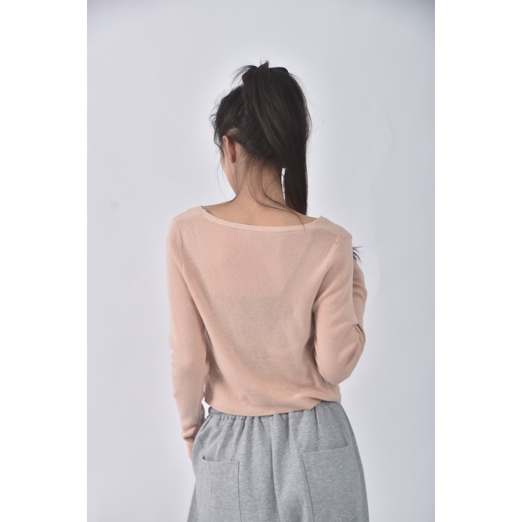 (S) 【安于晴Charlene私服】質感V領橘色外套二手衣, , large