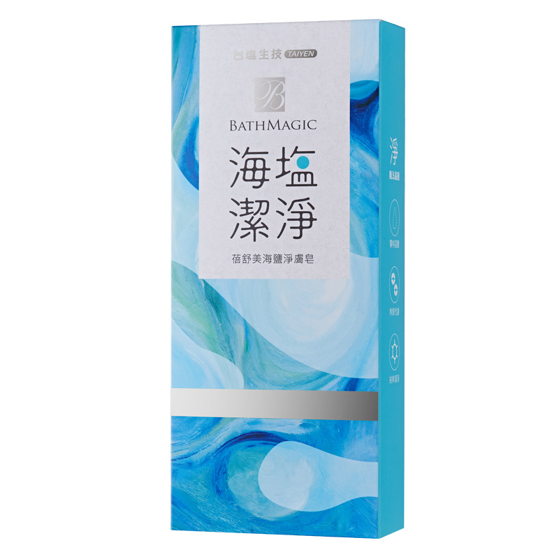 台鹽蓓舒美海鹽淨膚皂三入裝, , large