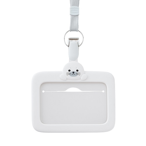 日本LIHIT A-7804 矽膠造型證件套(多款)巴哥犬, , large