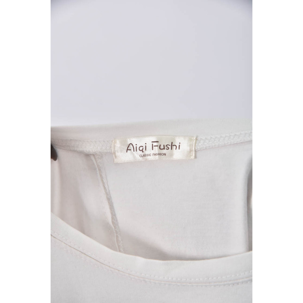 (S) aiqi fushi無袖白色上衣二手衣, , large
