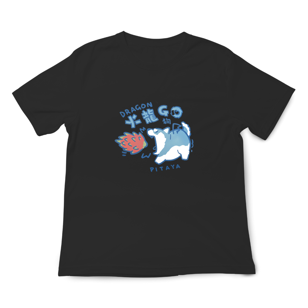 JZ TEE Shiba Inu-Fire Dragon GO Graphic Tee, , large
