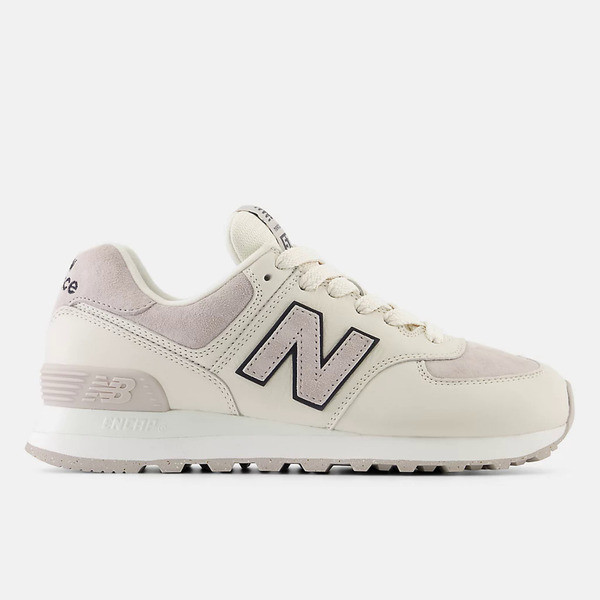 Kixpress-New Balance 女 休閒鞋 運動 經典 復古 B楦 NB 574 緩震 麂皮 百搭 米杏 [WL574GB2], , large