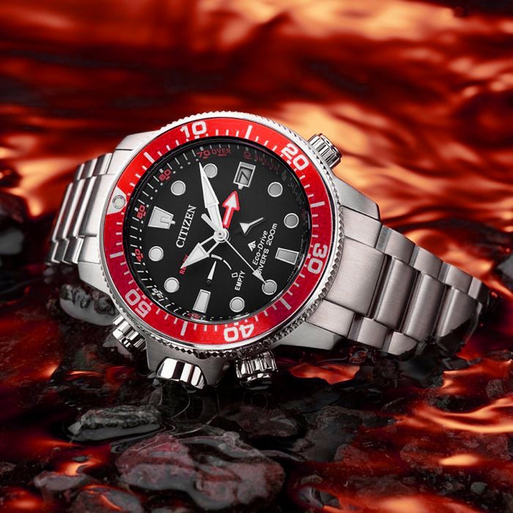 CITIZEN 星辰 PROMASTER 光動能200米潛水錶 BN2039-59E, , large
