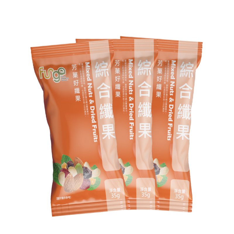 [Wanxin] Fungo Mixed Fiber Fruit & Nut Snack Pack, , large